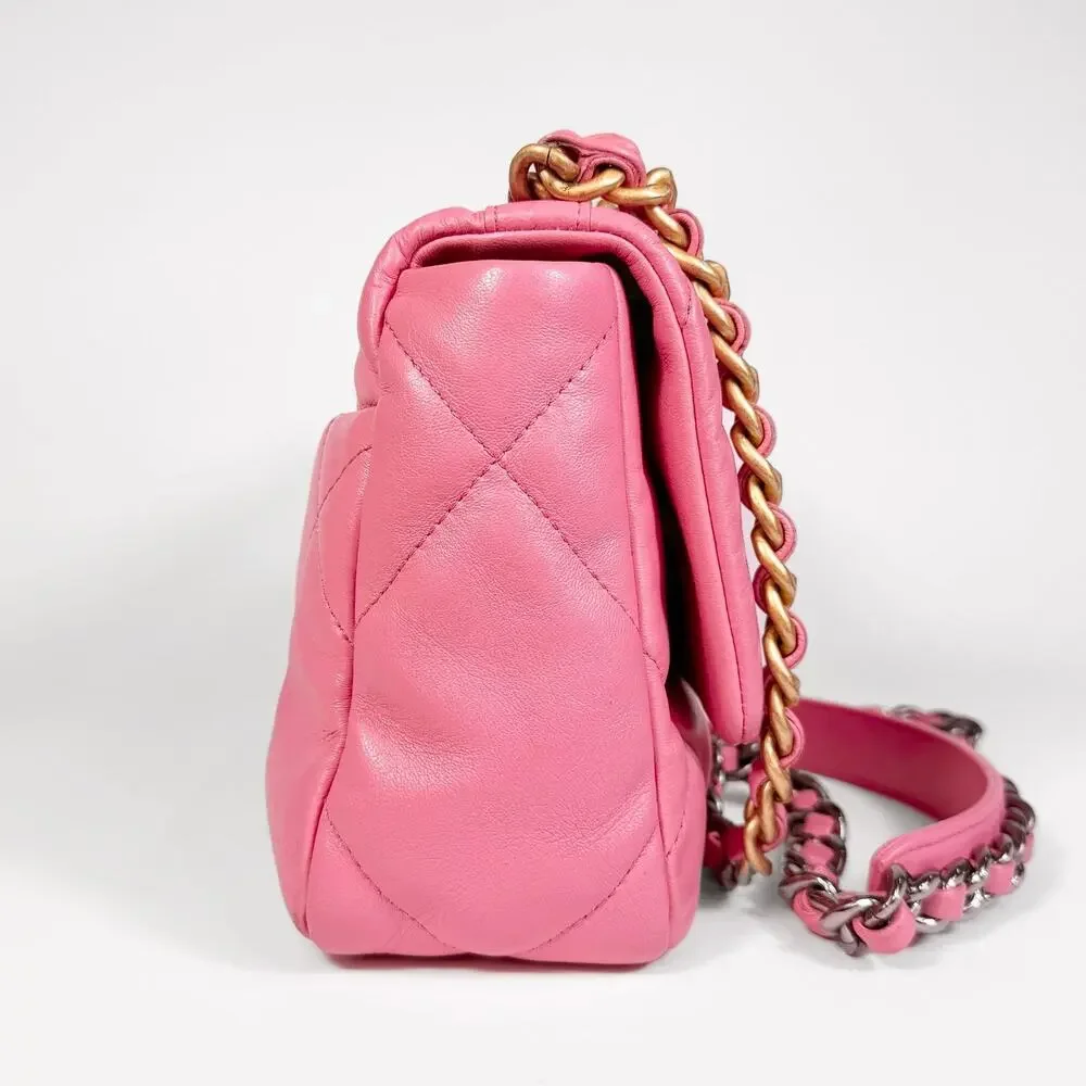 Chanel Quilted Lambskin Medium 19 Flap Bag